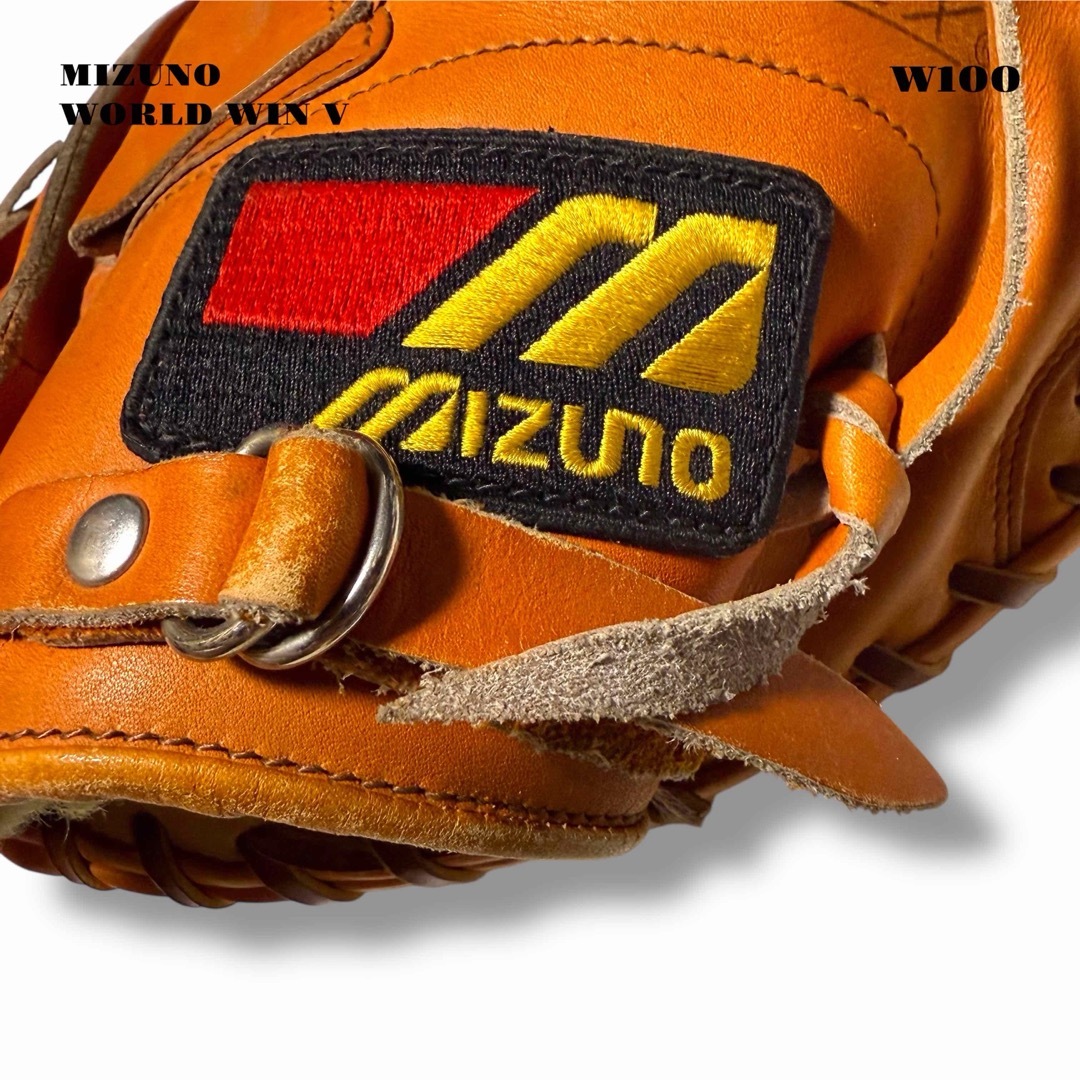MIZUNO - 希少品！ 旧ミズノ キャッチャー ミット 捕手 オレンジ
