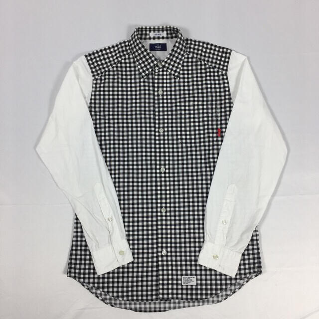 W)taps - 古着 WTAPS ダブルタップス シャツ 長袖 タブ タグ ロゴ