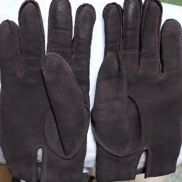 BERLUTI - ベルルッティ カリグラフィー レザーグローブ パティーヌの