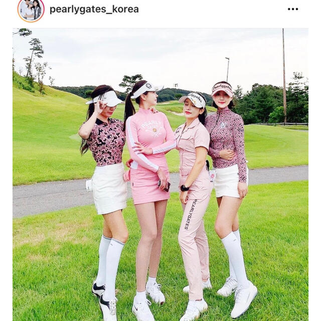 希少パーリーゲイツ フルーツ柄 ゴルフウェア セットアップ パーリー