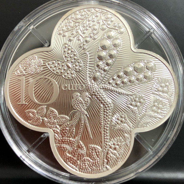 Van Cleef & Arpels - Van Cleef & Arpels 110周年記念 10ユーロ銀貨の