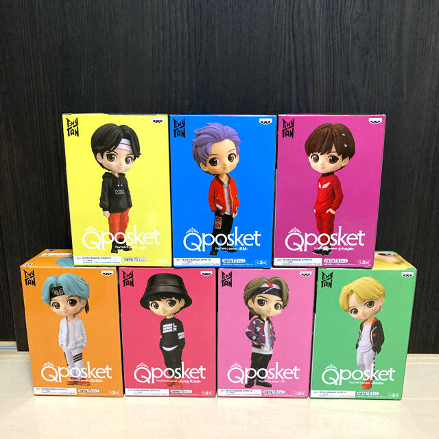 BTS タイニータン Qposket フィギュア Bカラー コンプリートセット BTS
