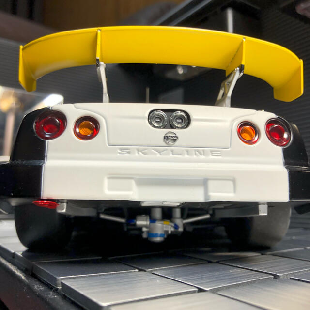 激レア入手困難！オートアート1/18スカイラインGT-R34テストカーの通販