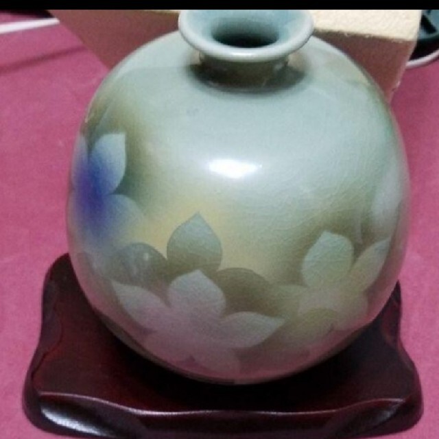 オンライン お値下げ九谷焼久谷花入れです