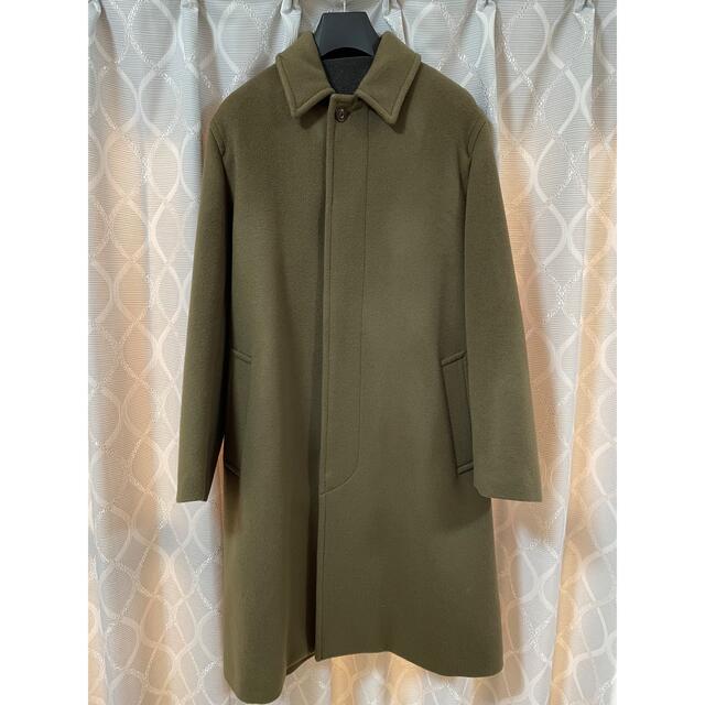 AURALEE ビーバーメルトンステンカラーコート オリーブ サイズ3の通販