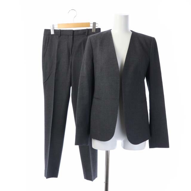 Theory - セオリー スーツ セットアップ 上下 ノーカラージャケット