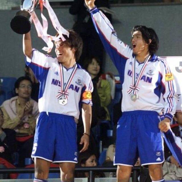 adidas - 横浜F・マリノス2001ユニフォームL 松田直樹選手 直筆サイン