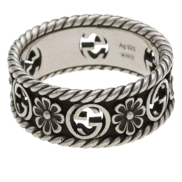 GUCCI - グッチ インターロッキングフラワーリング 15号の通販 by