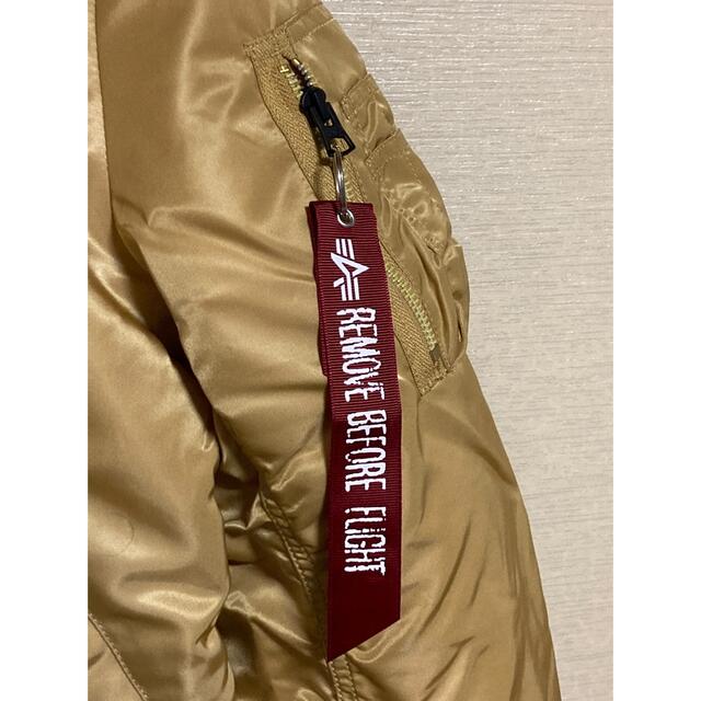 ALPHA INDUSTRIES - ALPHA INDUSTRIES MA-1 Mサイズ キャメル 試着1回