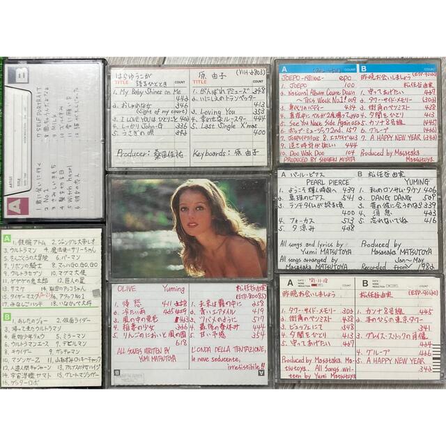 昭和レトロ】カセットテープ 『使用済みカセットテープ』8本 の通販 by