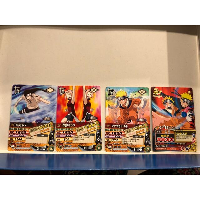 BANDAI - 【ナルト】データカードダス カード4枚セット NARUTO