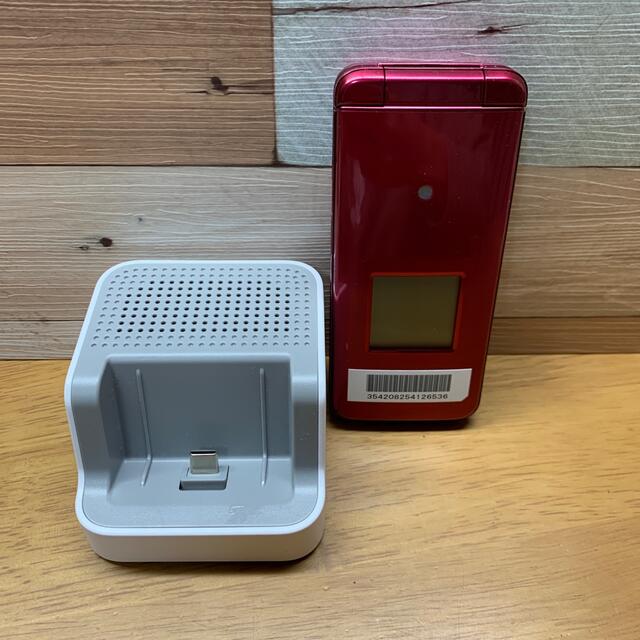 初期化済】かんたんケータイ KYF41 卓上ホルダー付 au ガラケー