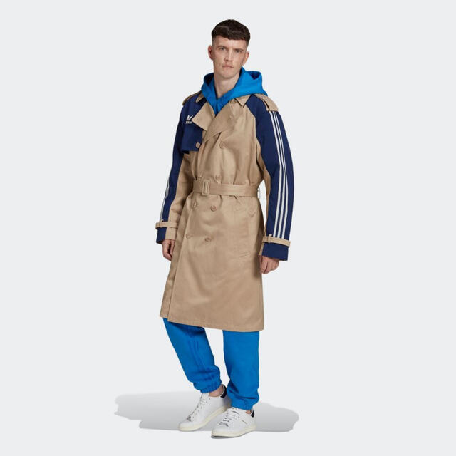 adidas - アディダス オリジナルス ブルーバージョン トレンチコートの