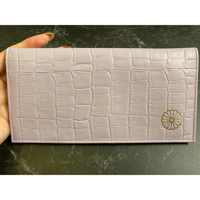 皇居 宮内庁売店 長財布 パープルの通販 by riex｜ラクマ