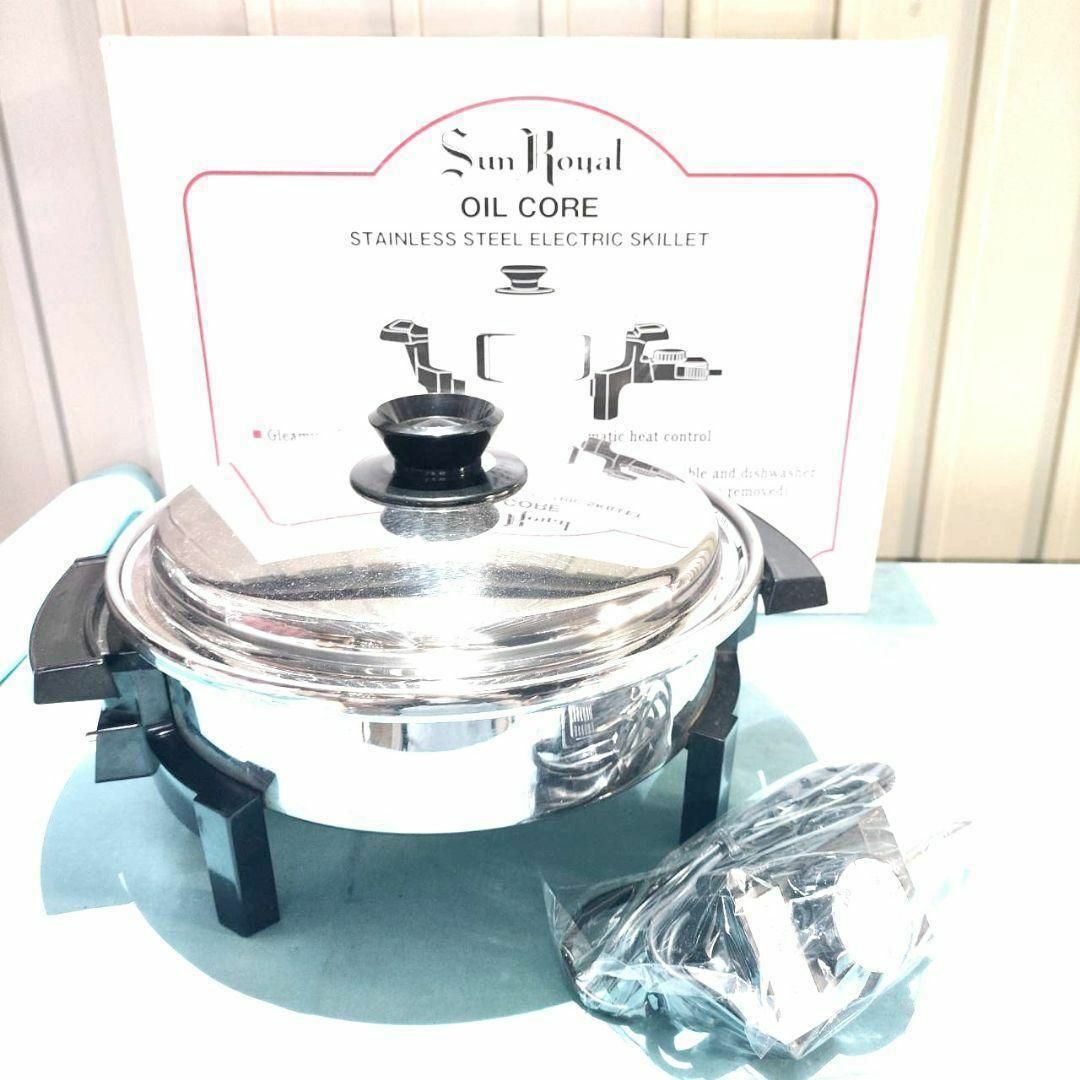 超美品 ロイヤルクイーン サンロイヤル 電気フライパン@の通販 by YU^_
