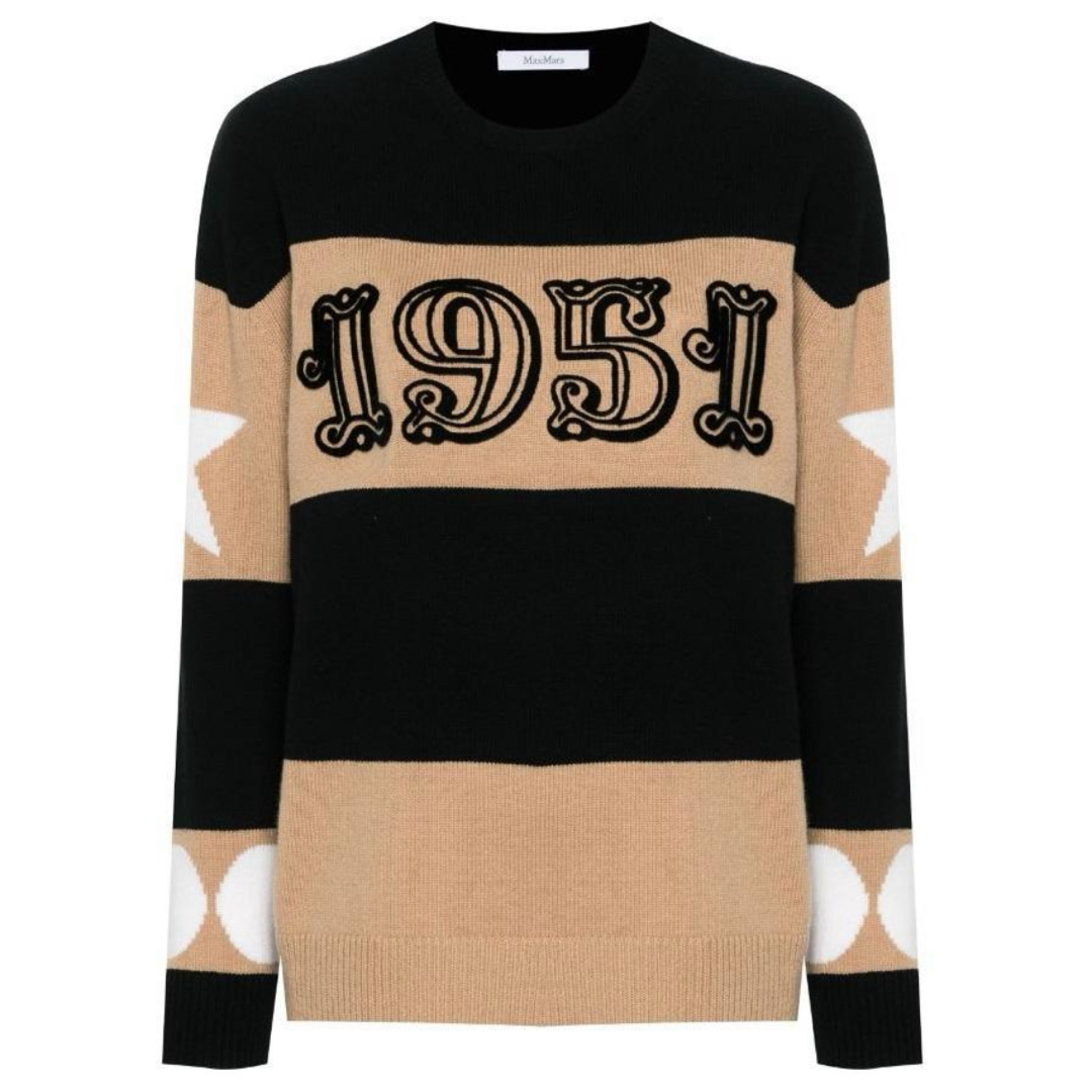 新品未使用！送料込み☆Max Mara☆ウール カシミヤ ジャカード ニット