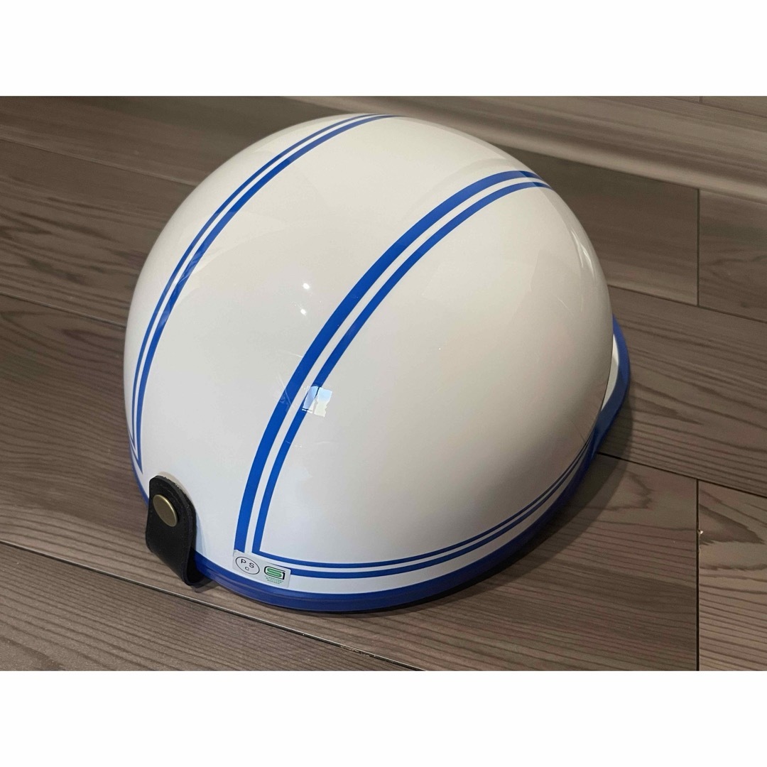 青白 コルク半 ヘルメット の通販 by paint｜ラクマ