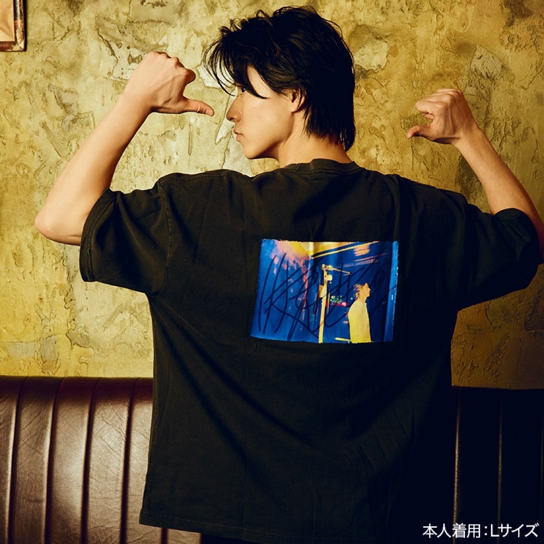 山崎賢人 ファンミーティング 受注販売 Tシャツ Lサイズの通販 by あい