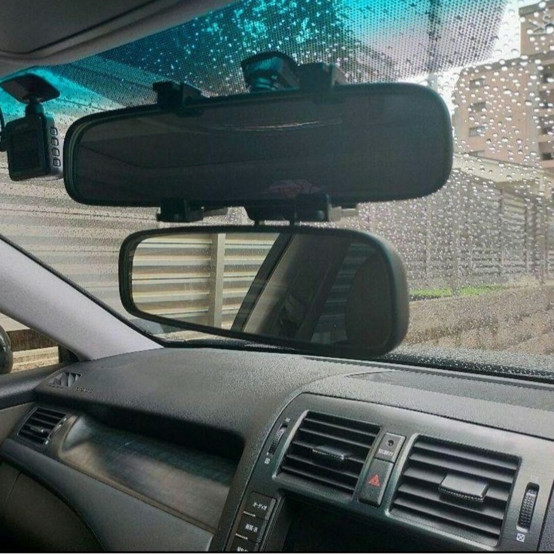 取り付け型ダブルミラー セダン 軽自動車 警察 覆面 パトカー ルーム