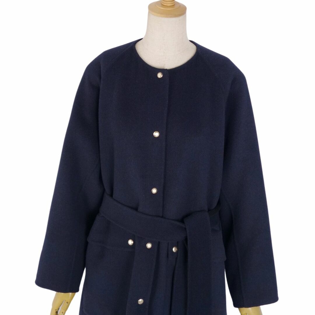 Drawer - 極美品 ドゥロワー DRAWER コート ベルト付き ロングコート