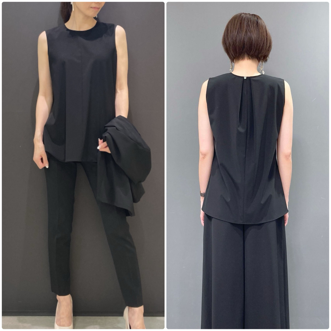 Theory luxe - theory luxe Sycamore ノースリーブブラウス ANN 黒 38