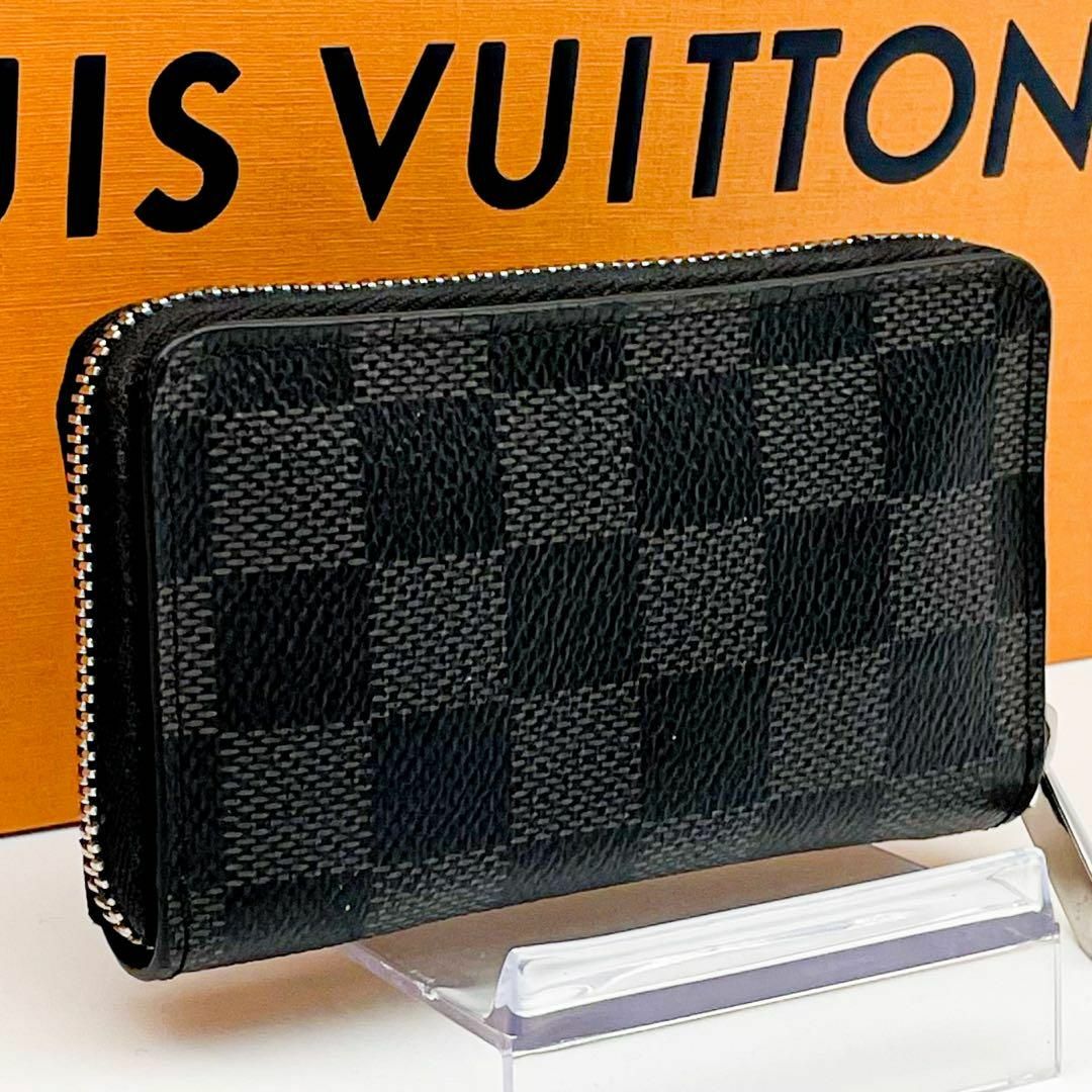 極美品ルイヴィトン ダミエグラフィット ジッピーコインパース 小銭 極