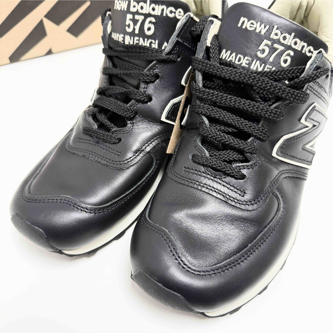 New Balance - 27cm 新品 英国製 ニューバランス 576 オール レザー