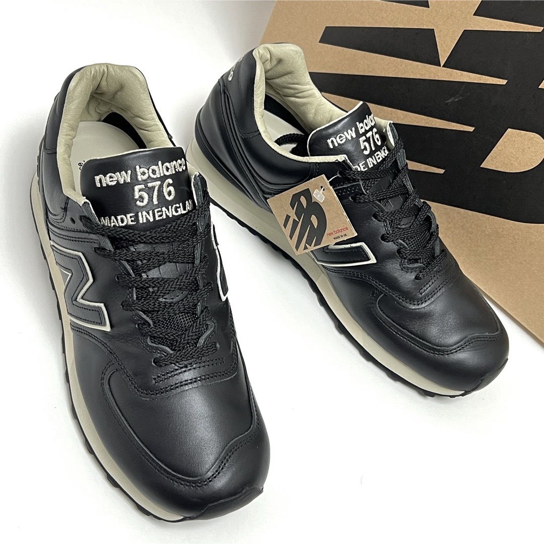New Balance - 28cm 新品 英国製 ニューバランス 576 オール レザー