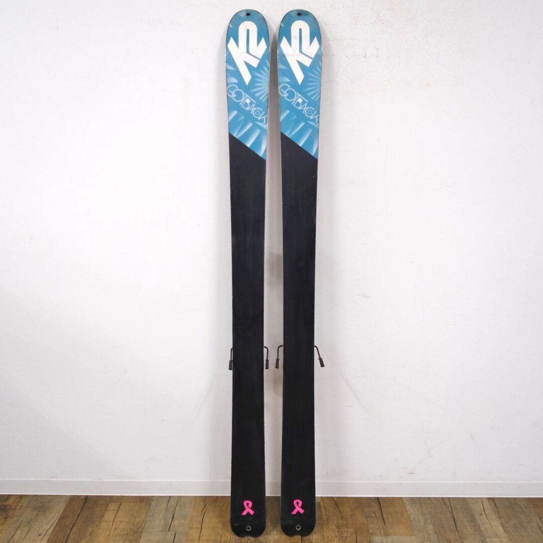 バックカントリー スキー板 K2 120mm幅・ツアービンディング・シール付