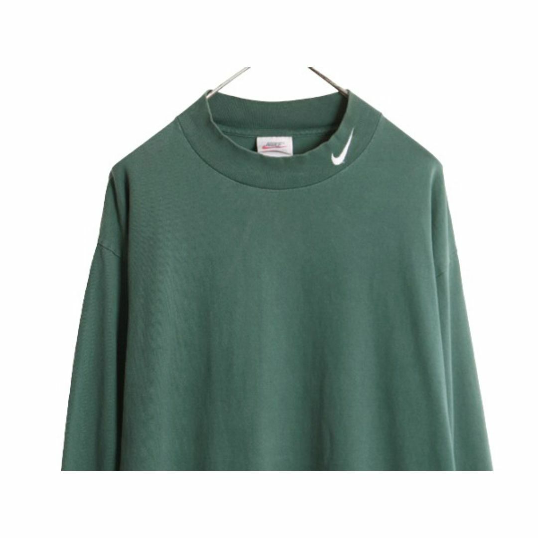 NIKE - 90s USA製 ナイキ モックネック 長袖 Tシャツ メンズ L / 古着