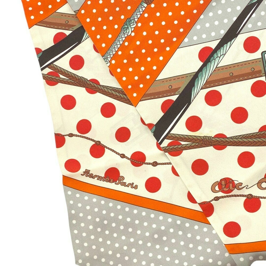 HERMES - □美品□ エルメス マキシ ツイリー スカーフ オレンジ
