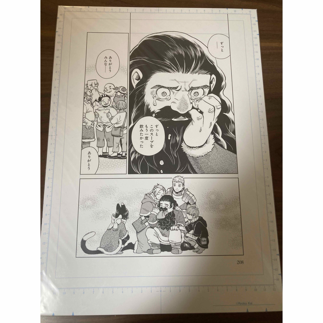 角川書店 - 九井諒子ダンジョン飯迷宮探索展 記念複製原画 センシの涙