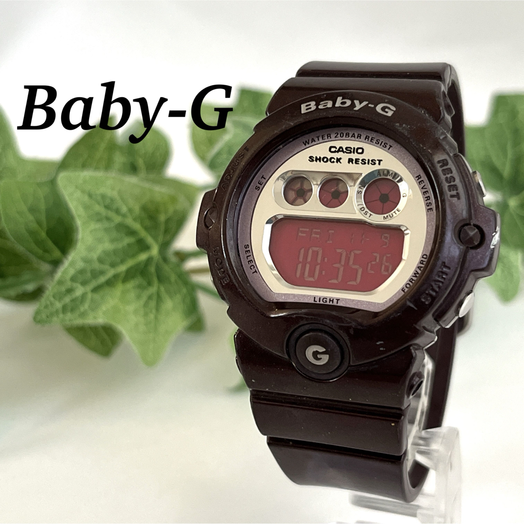 Baby-G - ベビージー CASIO カシオ 腕時計 デジタル ブラウン Gロゴ