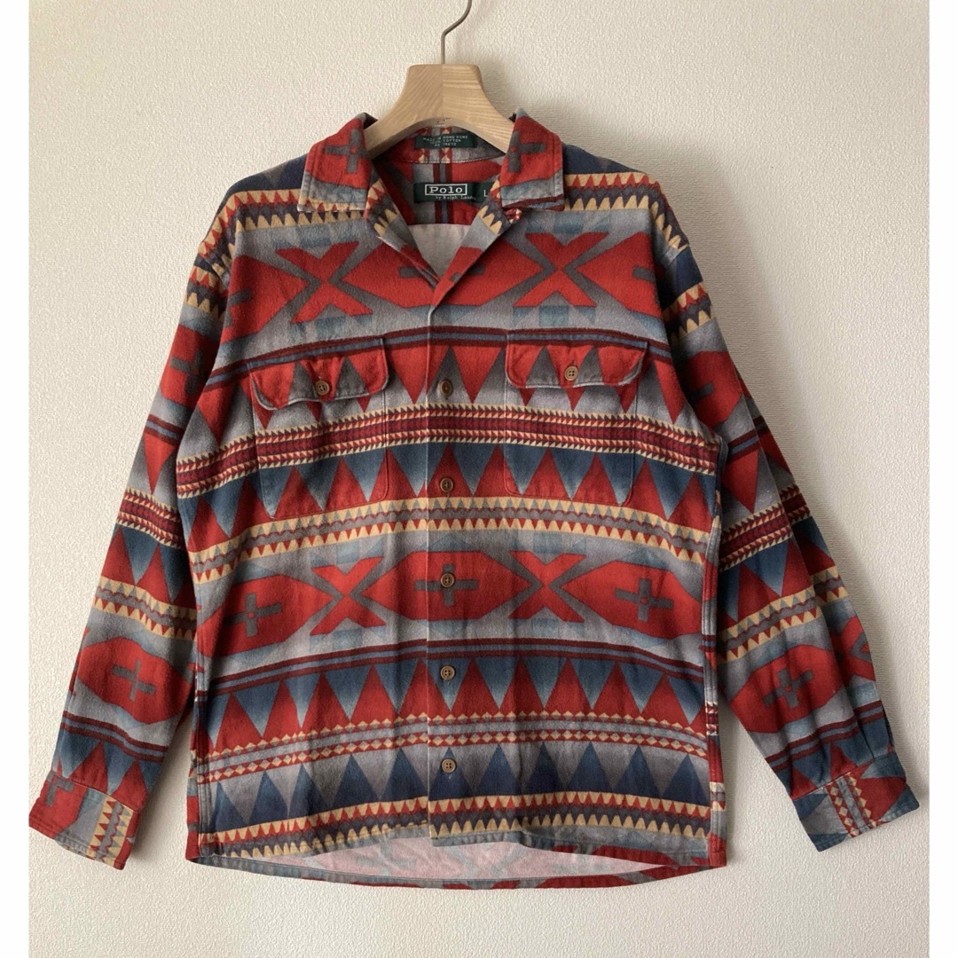 POLO RALPH LAUREN - 【美品】80s ポロ ラルフローレン ネイティブ柄