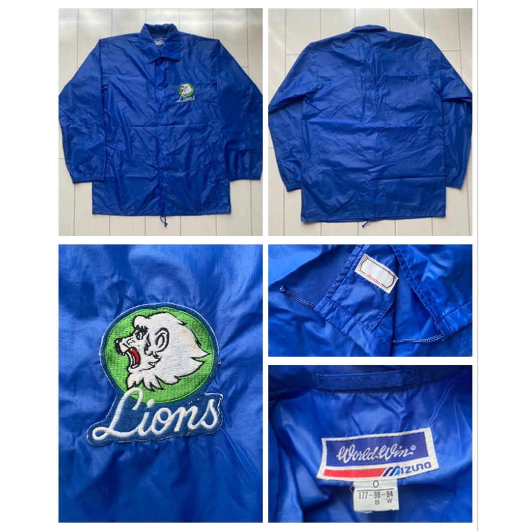 MIZUNO - 80s 90s 西武 ライオンズ lions mizuno nylon XL Oの通販 by