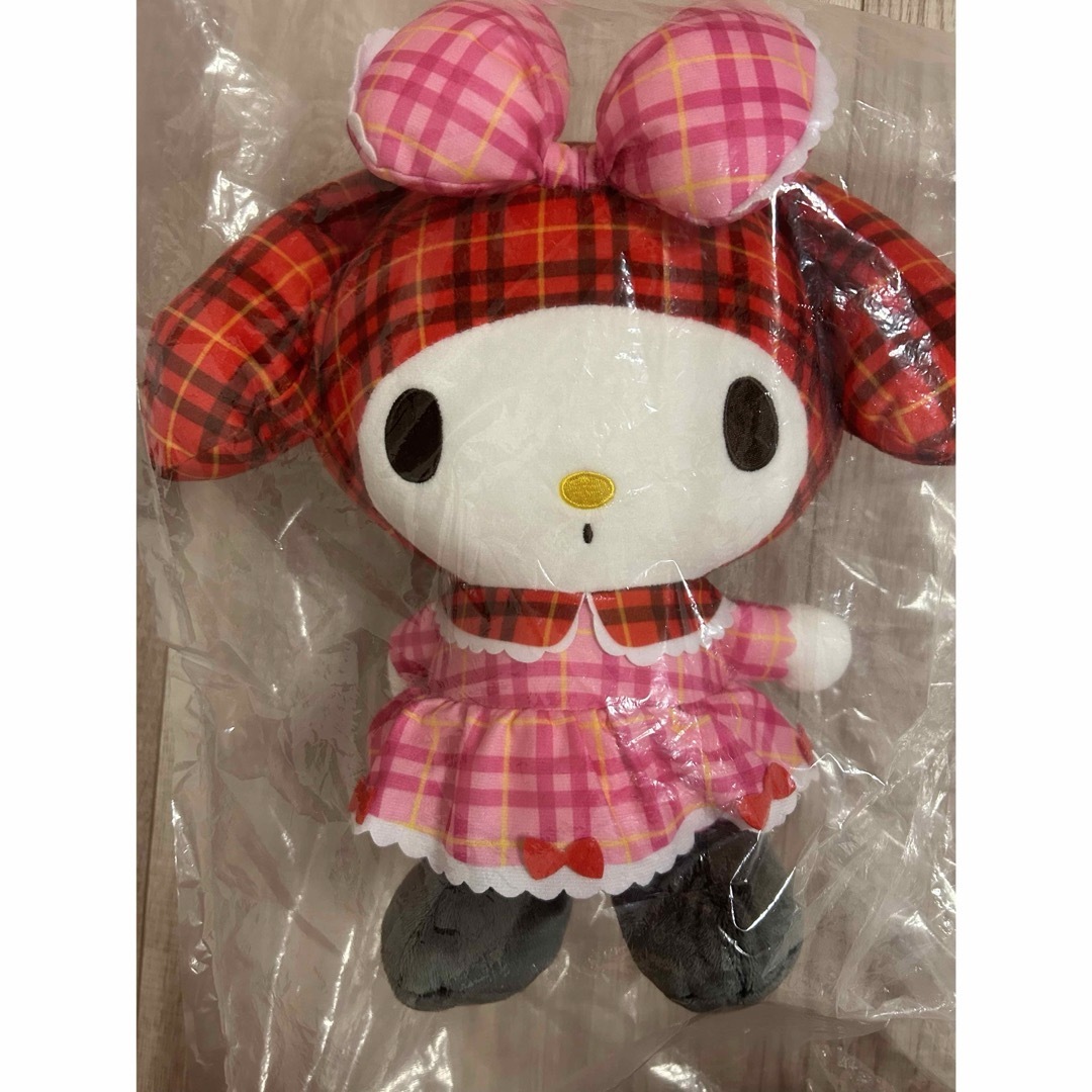 マイメロディ - サンリオ チェック × チェックドール BIG ぬいぐるみ