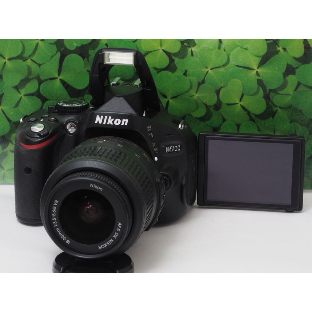 ニコン Nikon D5100❤スマホ転送OK❤一眼レフカメラ❤自撮りができる