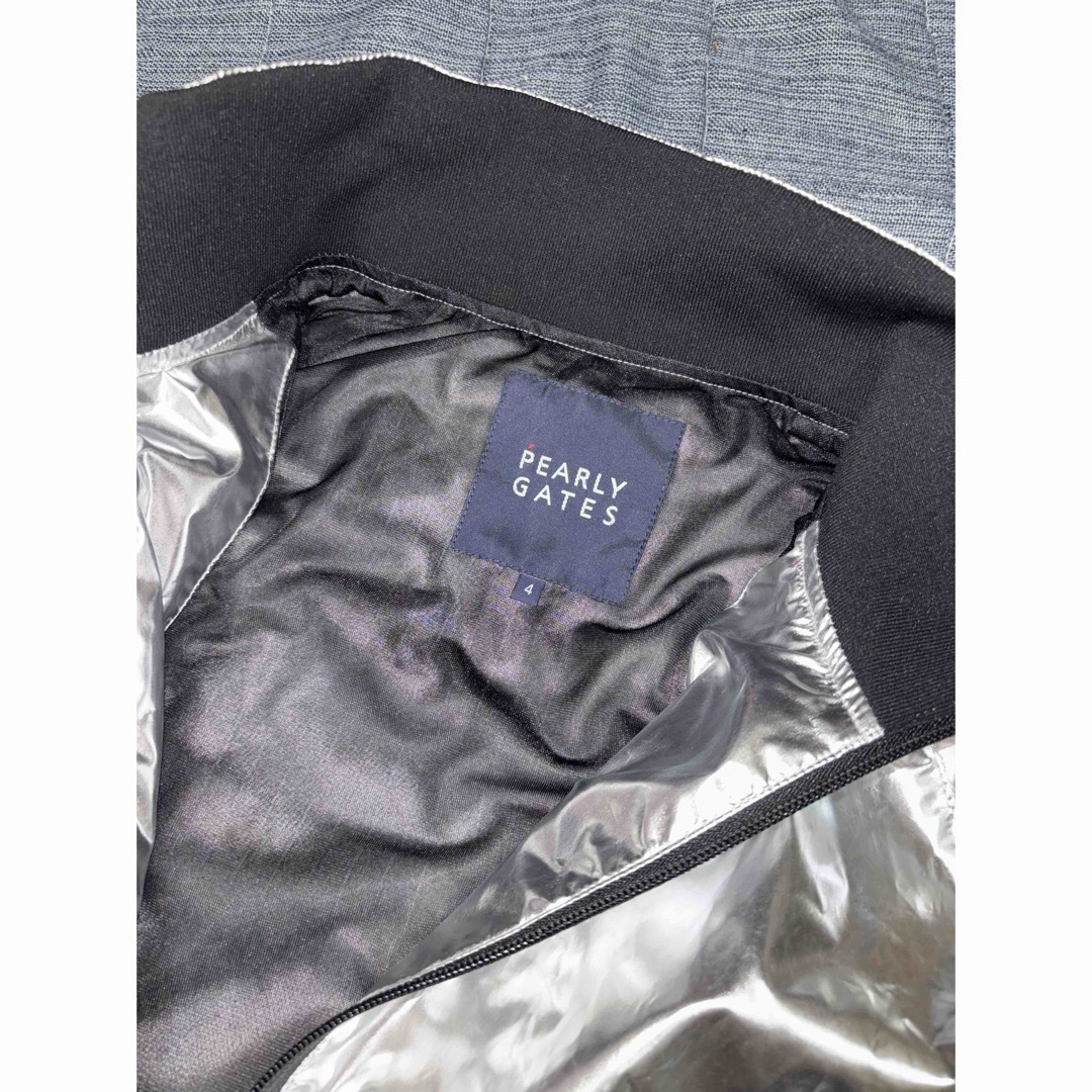 PEARLY GATES - （新品）パーリーゲイツ、プラチナシルバー、ジップ