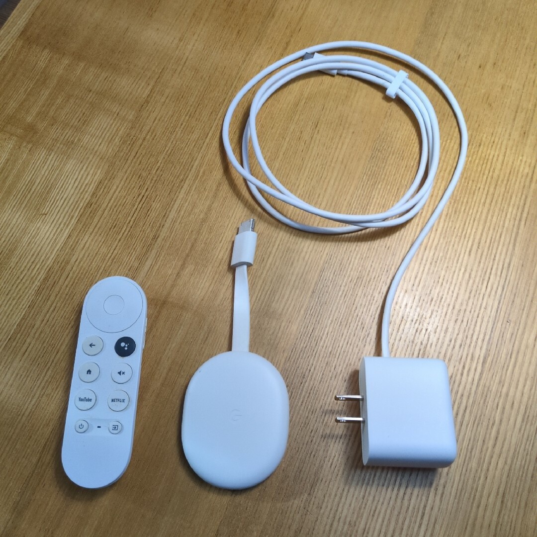 Google - Chromecast with Google TV 4K 白 イーサネットアダの通販 by