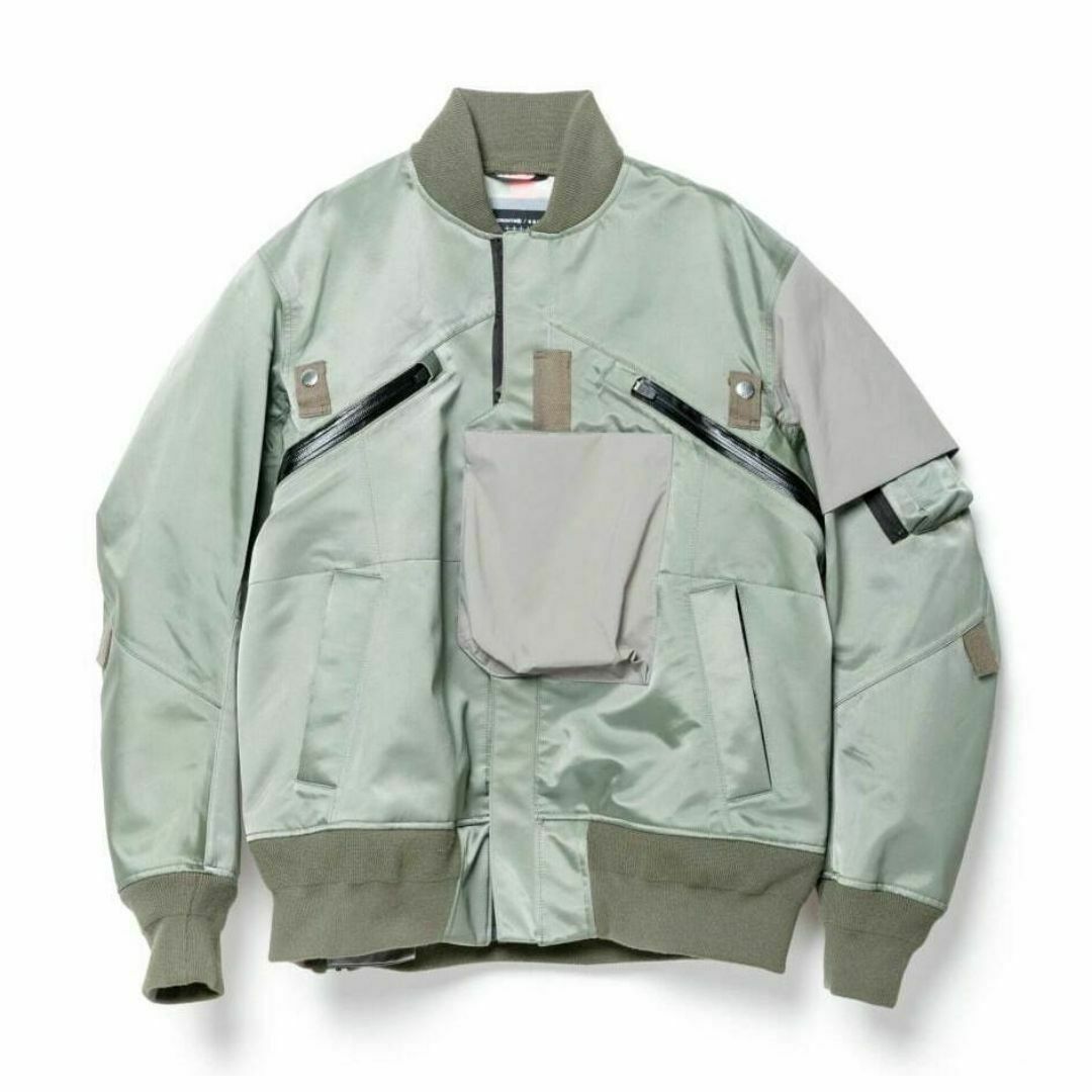 sacai - サイズ 4 SACAI x ACRONYM ボンバージャケット MA-1 カーキの
