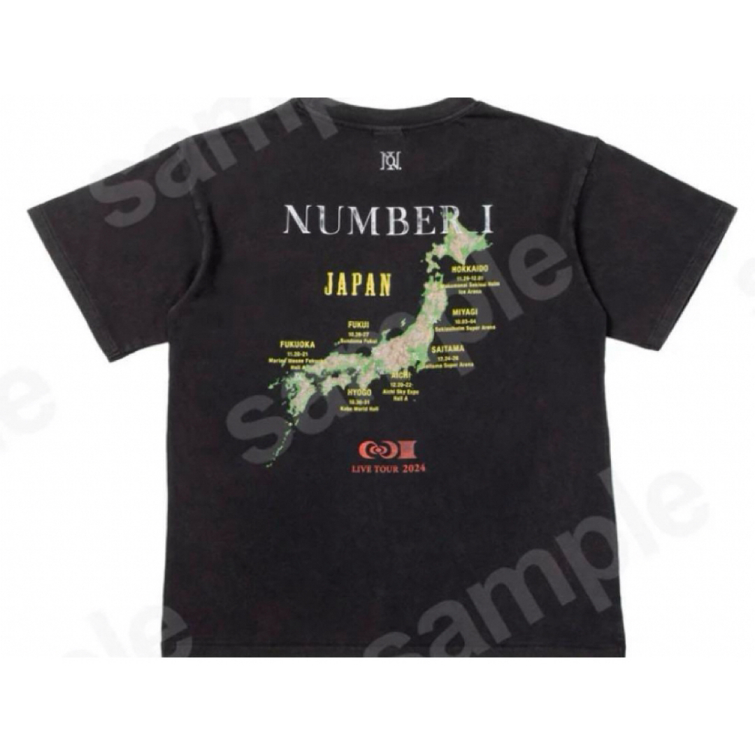 ナンバーアイ Number_i オフィシャルグッズ Tシャツ ツアーTシャツの