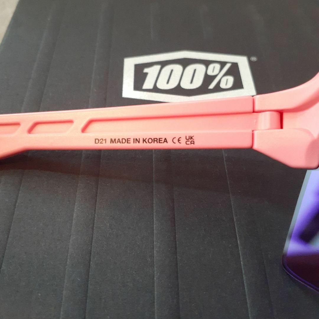 100% S3 ネオンピンク パープルミラーレンズ ワンハンドレッドの通販