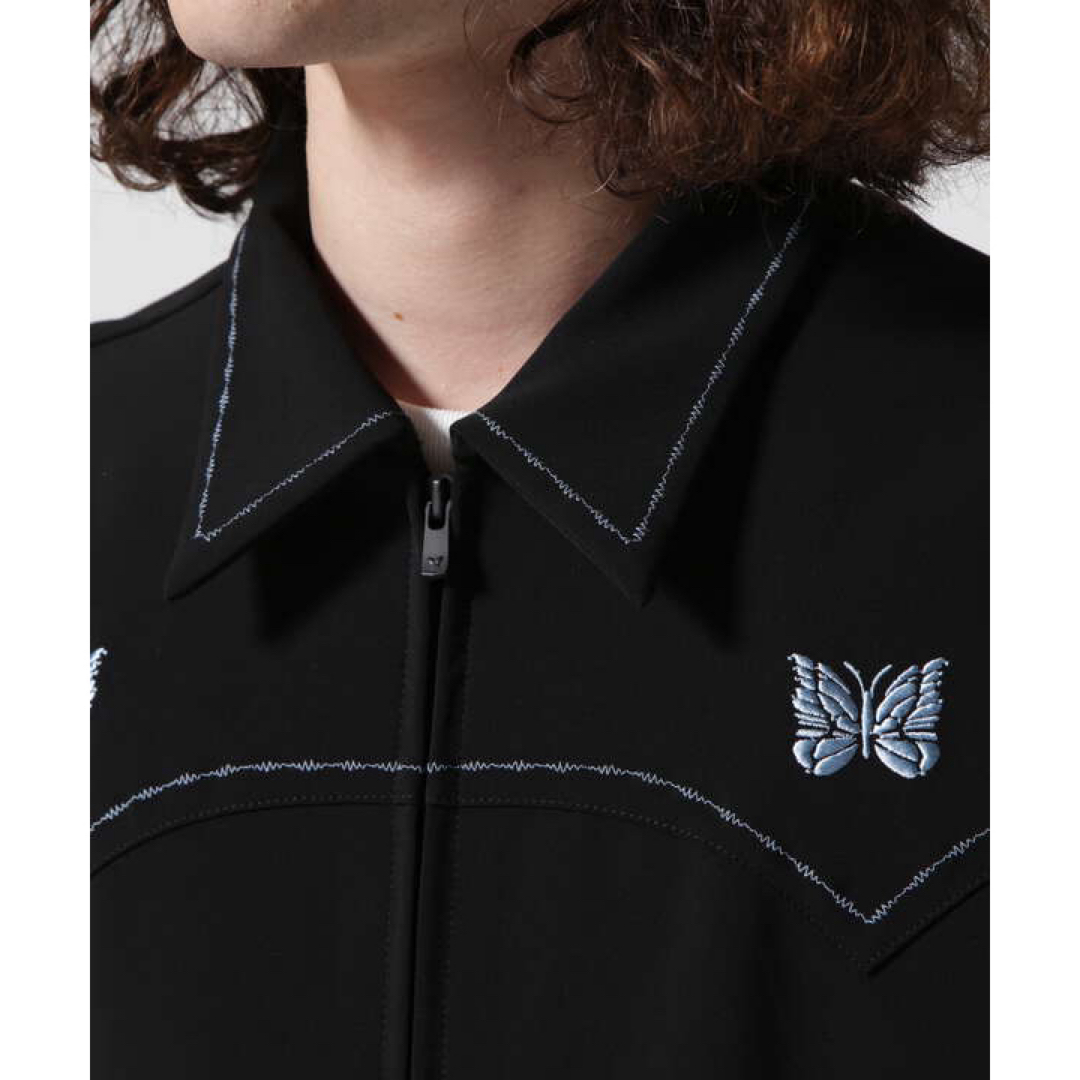 Needles - needles 23ss ウエスタンジャケット ブラック M カウボーイ