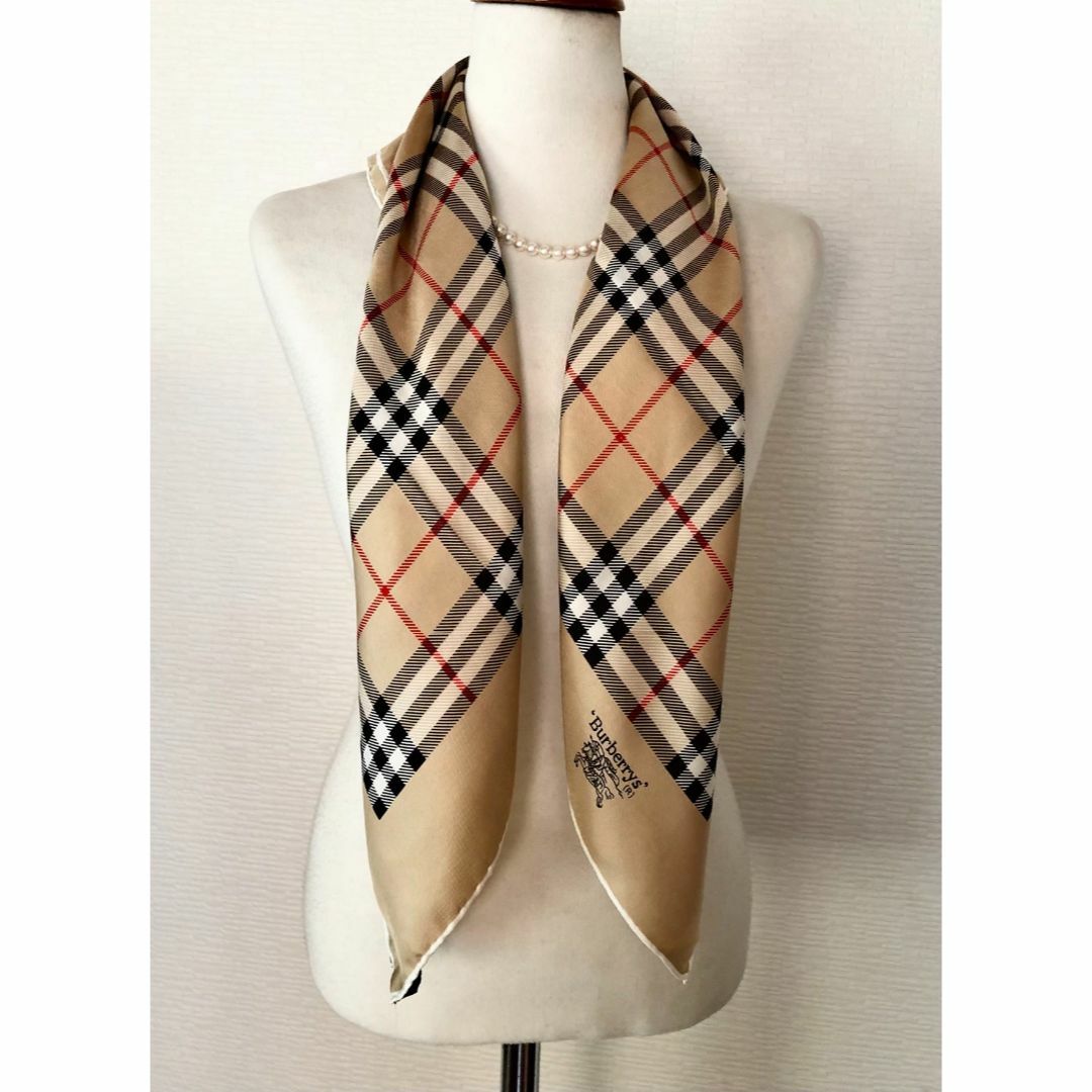 BURBERRY - 新品未使用 人気【Burberrys】バーバリーズ ☆大判 シルク