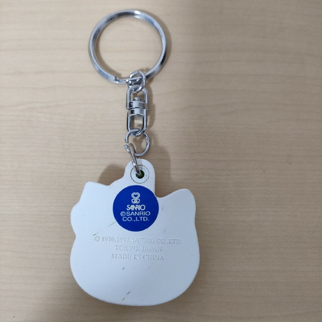 ハローキティ - 平成レトロ キティ フェイスキーホルダー ミラー