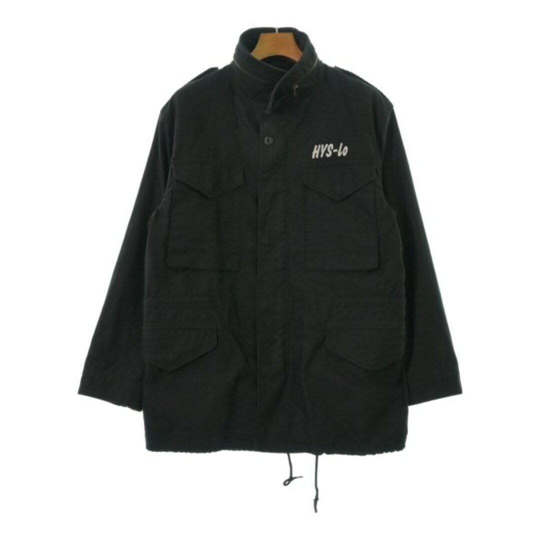 HYSTERIC GLAMOUR - HYSTERIC GLAMOUR ミリタリーブルゾン M 黒 【古着