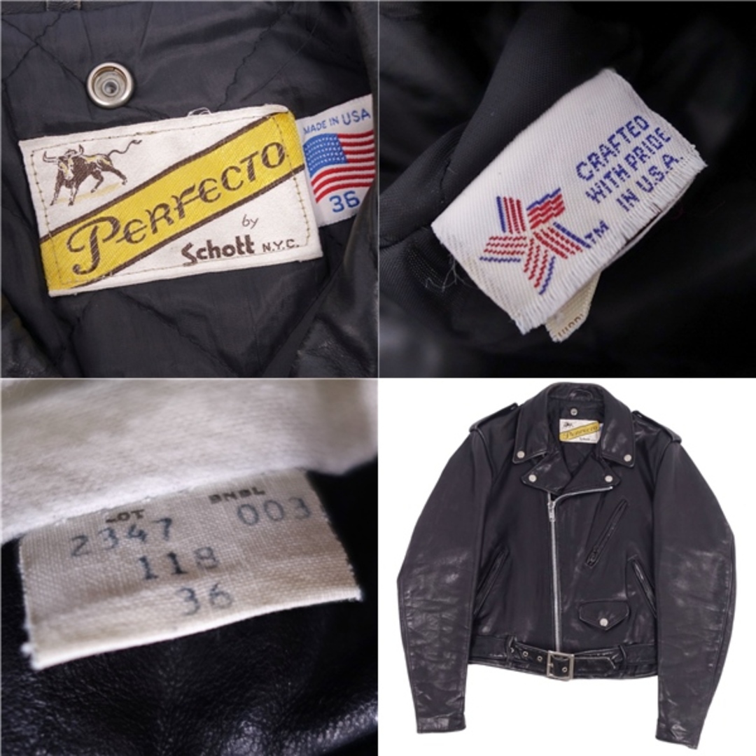 schott - 80's ショット SCHOTT ジャケット レザージャケット ダブル