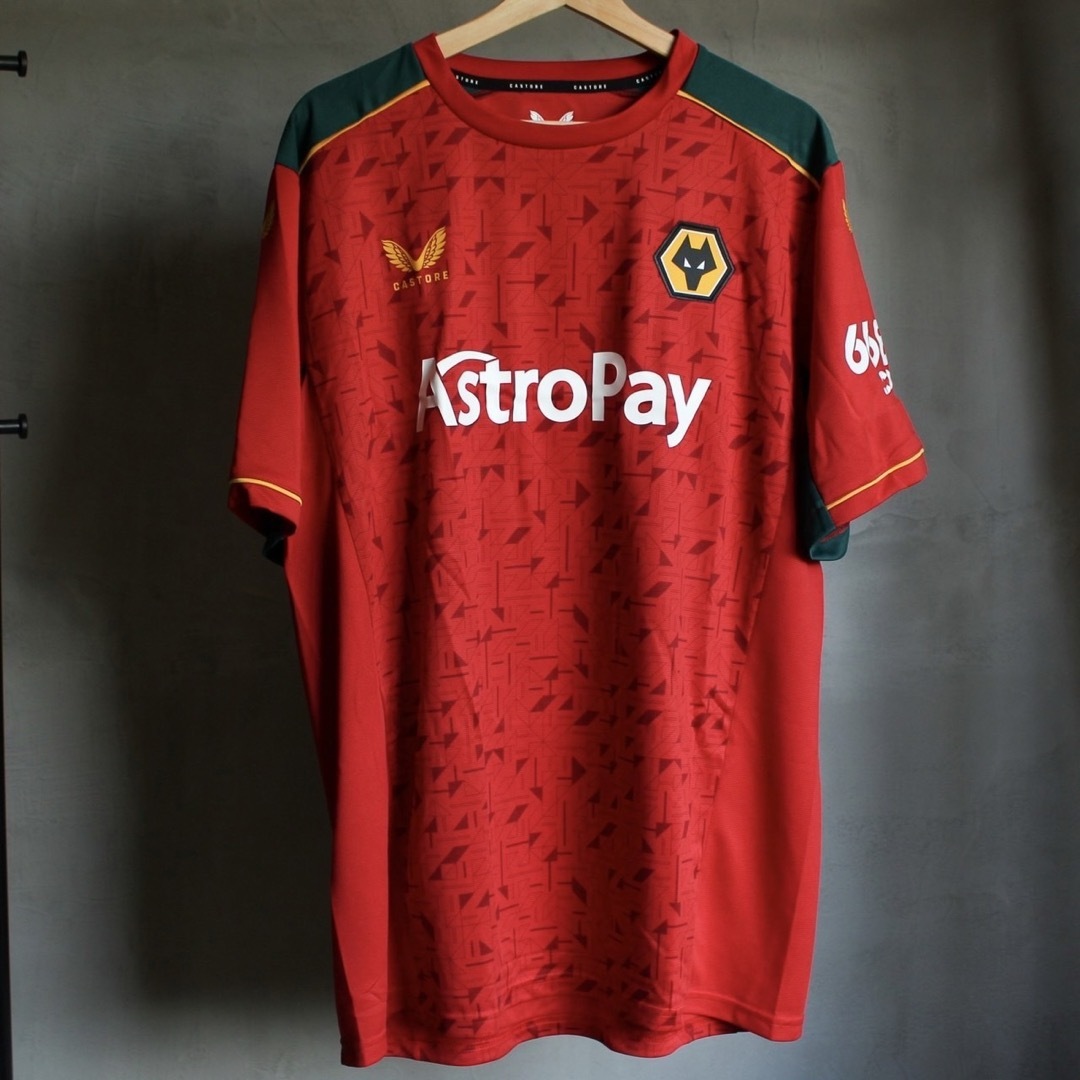 ウルヴァーハンプトン 23/24 ユニフォーム アウェイ 半袖 正規品 XLの