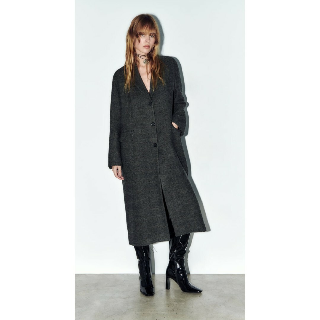 ZARA - ZARA ZW COLLECTION 100%ウールコート XS-Sサイズの通販 by