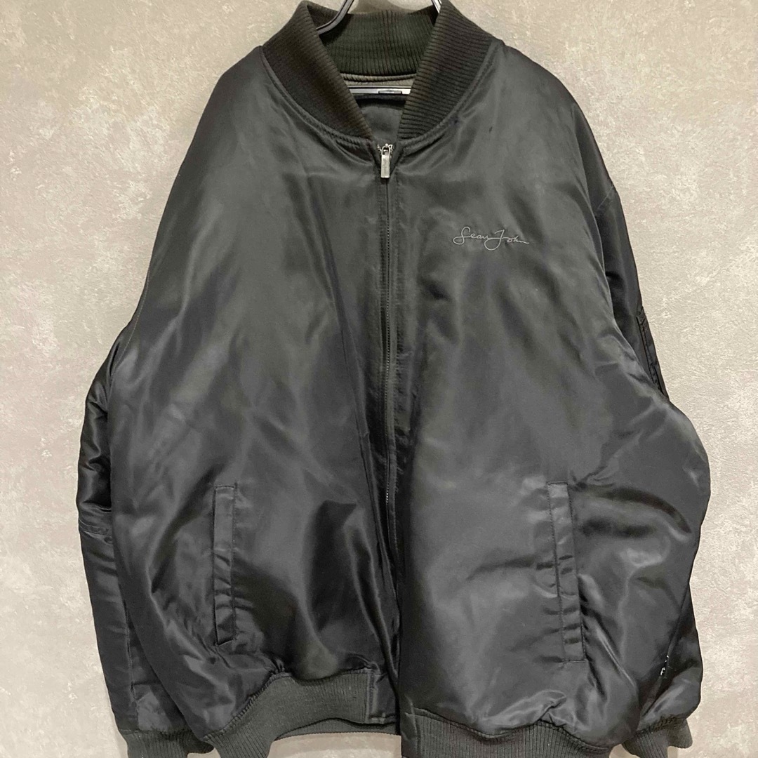 Sean John - ショーンジョン MA1 ジャケット XL ブラック SEAN JOHNの
